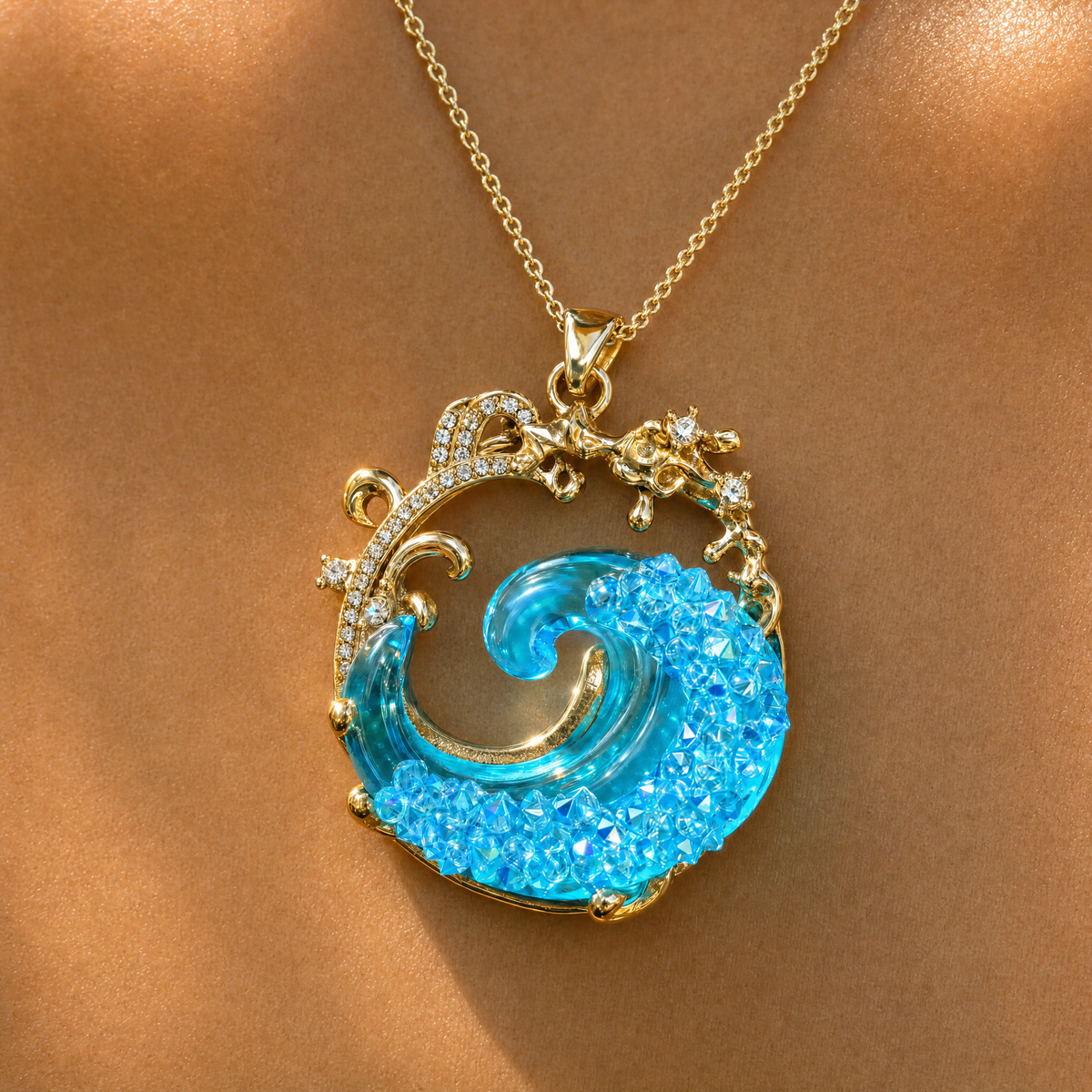 Ocean Wave Necklace